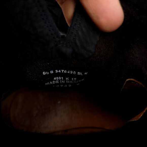 Frye Boots Natalie Short Engineer Boot Black Nubuck Leather Ankle Riding Booties - Picture 10 of 11